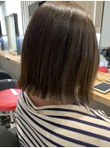 切りっぱなしボブ