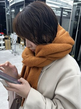 ビューナゴヤ 名駅(VIEW NAGOYA) 前髪カタログ/イメチェンスタイル／ウェーブパーマ/こなれミディ