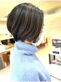 ショートボブ×ハイライト