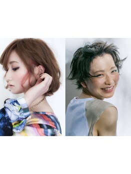 ワンカラーからダブルカラーまで髪の綺麗を大切に!高発色×うる艶ブリーチ/ダブルカラー/ボブ/韓国/学割U24