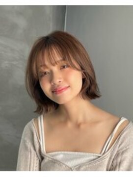 ワン 川崎(ONE) オリーブベージュ/ウェットヘア /レイヤーカット /川崎