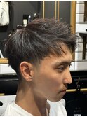 スパイキーショート ローフェード