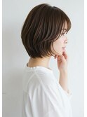 大人可愛いひし形ショート30代40代50代長めショート神楽坂