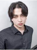 濡れ感×束感で魅せるメンズ韓国ヘア×ナチュラルメンズメイク
