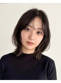 レイヤーカットレイヤーボブグレージュ