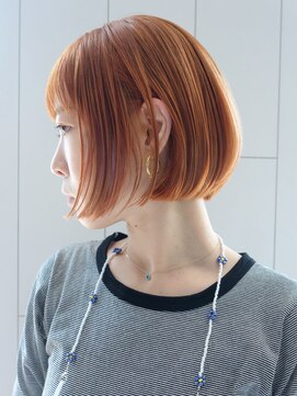 シオン(shion) 顔周りレイヤー韓国アプリコットオレンジ_ba339251