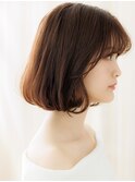 フェザーバング抜け感ワンカール小顔AラインボブZ川口30代40代