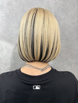 いろあそび 八王子 【アンブレラカラー】ブロンド×ブラック