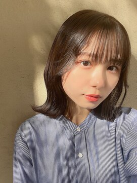 メゾンアクア 表参道(Maison ACQUA) 切りっぱなしボブ/レイヤー/韓国/ミディアム/ハッシュカット