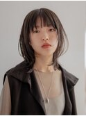 ボブから伸ばし中のミディアムレイヤー　3