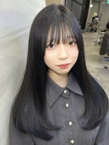 ジーナ 池袋(Zina) ブラックグレー/グレーブラック/ブルーブラック/韓国/ストレート