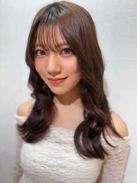 アジールヘア 池袋東口店(agir hair) ロングブリーチなし ミルクティーベージュ10代20代ブリーチ池袋