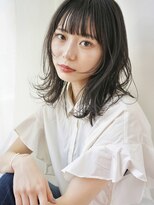 トリッカ 銀座(tricca)&nbsp;ナチュラルレイヤー/顔まわりレイヤー/ストレートヘア/小顔ヘア