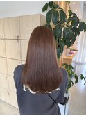 冬カラー抜け感ブリーチなしベージュ