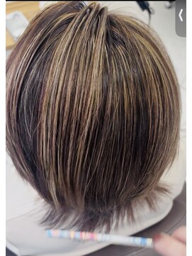 幻(maboroshi) ハイライト+白髪染め