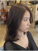 【四条烏丸】ブリーチなしでベージュカラー×ミディアムレイヤー