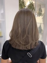 ムード(MOOD,)&nbsp;イメチェン/ピンクベージュ/アンブレラカラー/前髪/銀座駅