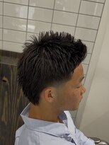 グルーマーズクレッジ 渋谷店(GROOMER/S CREDGE) men's/メンズ/刈り上げセンターパート/リバースセンターパート