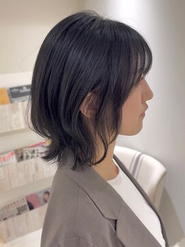 タブーセントラル(TABOO Central) くびれボブスタイル/ナチュラルブラック/Aujuaトリートメント