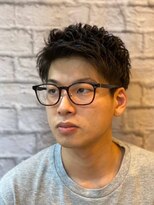 グレイスフルバーバー 赤坂見附店 アップバングツーブロック
