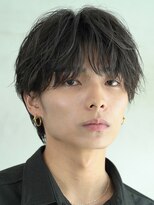 フィフス 大分(fifth)&nbsp;大分ニュアンスパーマメンズカットラウンドマッシュツーブロック