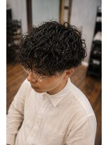 ロミー(Romy)&nbsp;【高円寺メンズパーマ】無造作な動きが人気の波巻きパーマ
