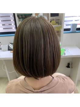 グラップ ヘアー メイク glap hair makeの写真/白髪ぼかし・明るめ白髪染めができるサロン