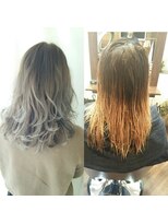 ビール 今泉店(BEER)&nbsp;【BEER】グレージュ　before→after　山崎雄太朗