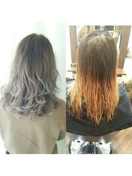 ビール 今泉店(BEER) 【BEER】グレージュ before→after 山崎雄太朗