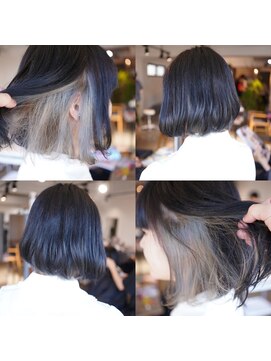 ザ オーダー(THE ORDER) インナーカラーホワイトブリーチ