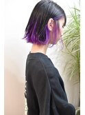 【sai】ラベンダーイヤリングスタイル