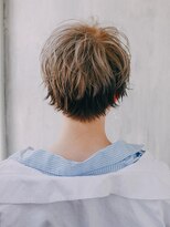 ファーレ マリン アンド ビューティー(Fare marine&beauty)&nbsp;【外国人風】ハイトーンカラーのマニッシュショート［汐入駅］