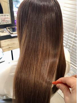 マーブルトウキョウネオリーブ(marbles tokyo neolive) マーブル三軒茶屋/リアル仕上り/縮毛矯正/ケアストレート