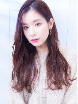 ルーヴル 西宮北口(Louvre) 【ピンクカラー☆ピンクブラウン】ゆるふわカールこなれヘア