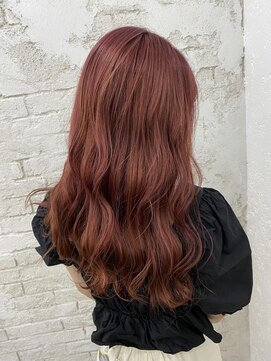 プライズ アイリス 池袋東口店(prize Iris) コーラルピンク/暖色系カラー/赤は美容室