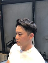 カレンズオブスタイル(CURRENNS OF STYLE)&nbsp;アップバング　ナチュラルフェードカット
