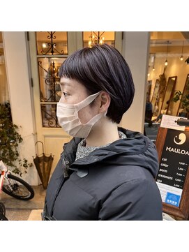 マウロア(MAULOA) すっきりショートはカラーでも遊びを◎　“浅田昌宏”