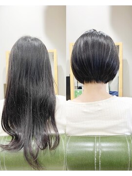 ヘアサロン ナノ(hair salon nano) ショート/丸みショートボブ/大人ショート/20代/30代