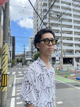 メリケンバーバーショップ フクオカ(MERICAN BARBERSHOP FUK) スタイリング簡単パーマ