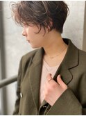 グレーベージュ/大人ガーリー/顔まわりレイヤー[札幌大通駅]