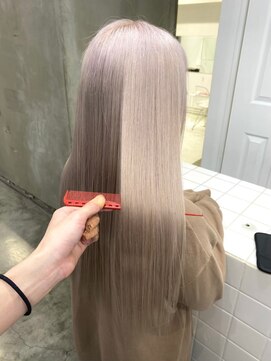 ゲーム 渋谷店(GAME) ダブルカラーブロンドベージュカラーケアブリーチハイトーン韓国