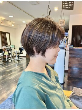 ヘアスペース クレール(hair space clair) 【clair 清水恭平】20代30代40代　大人ナチュラル　横顔美人