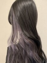 ブリリオ ヘアーアンドスパ(Brillio hair&spa) イヤリングカラー×ラベンダー