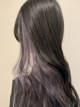 ブリリオ ヘアーアンドスパ(Brillio hair&spa) イヤリングカラー×ラベンダー