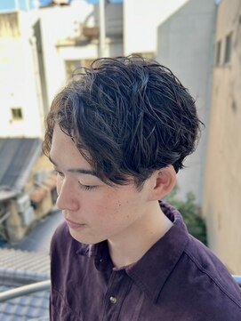 カスミ 霞(KASUMI) さらに大人爽やか色気センターウェーブ。　20代/30代/スパイラル