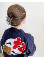 ニド(2do)&nbsp;お祭り夜会金箔アレンジ