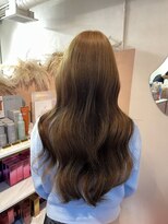 ユニ 表参道(uni)&nbsp;uni新野　韓国ヘアスタイル　柔らかベージュカラー