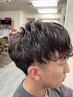 スパイラルパーマ+カット　￥13,600