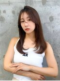 韓国風前髪×レイヤーカット【髪質改善/新宿/レイヤーカット】