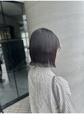 切りっぱなしボブ×外ハネ
